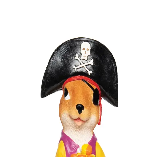 Trick or Treat Pirate Squirrel Halloween Small Figurine {3}