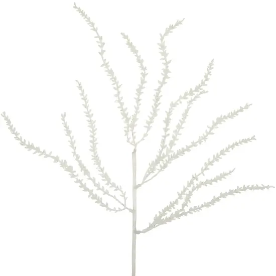 Northlight 27" White Glittered Weeping Christmas Spray {4}