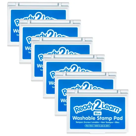 Washable Stamp Pad - Blue - Pack of 6 {1}