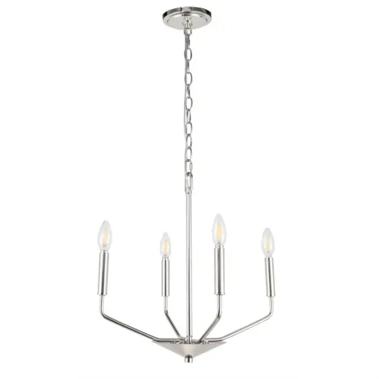 Enzo 4 light Chrome pendant {3}