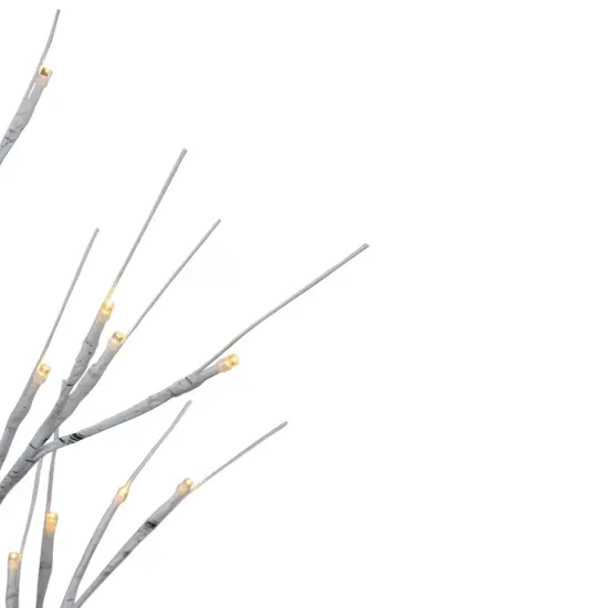 Northlight LED Lighted Twig Christmas Tree Decoration - 24" - Warm White {6}