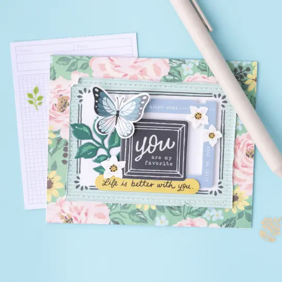 Maggie Holmes Woodland Grove Card Pad 3"X4" 40/Pkg-Journaling {4}