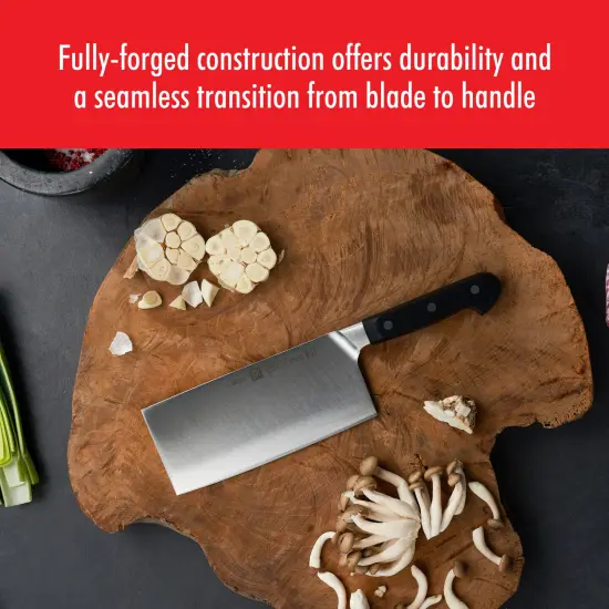 ZWILLING Pro 7-inch Chinese Chef's Knife Vegetable Cleaver {5}