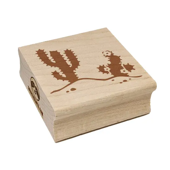 Saguaro Cactus Succulent Desert Southwest Square Rubber Stamp for Stamping Crafting {7}