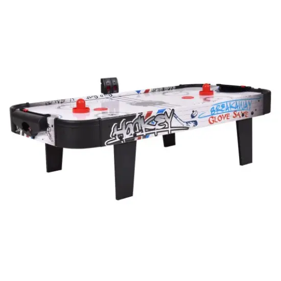 42 Inch Air Powered Hockey Table Top Scoring 2 Pushers {2}