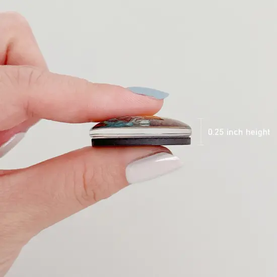 Wrapables Crystal Glass Magnets, Refrigerator Magnets for Office Whiteboards, Cabinets, Lockers (Set of 12) Famous Paintings {4}