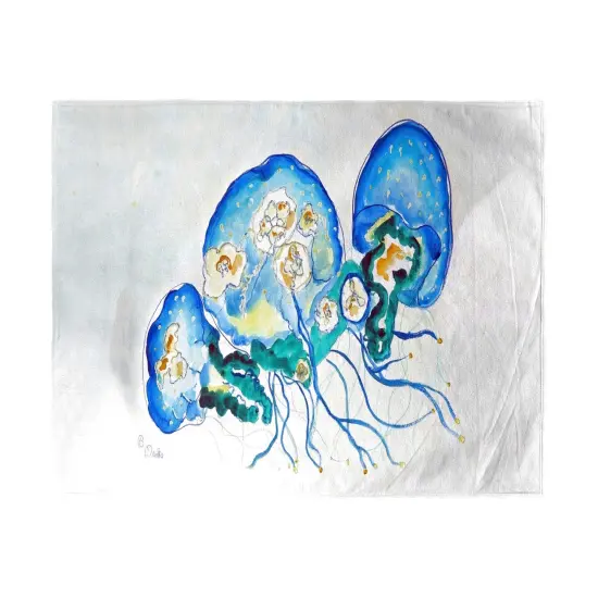 Betsy Drake Multi Jellyfish Beach Towel Multicolor {1}