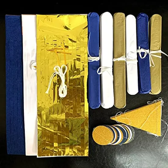 52 Ft Gold Leaf Garland - Spring Party Decorations, Hanging Paper Gold Leaves Streamer Banner for Golden Wedding, Engagement, Bridal Shower, Birthday, Baby Shower, Summer Nature Tea Party Decorations {3}