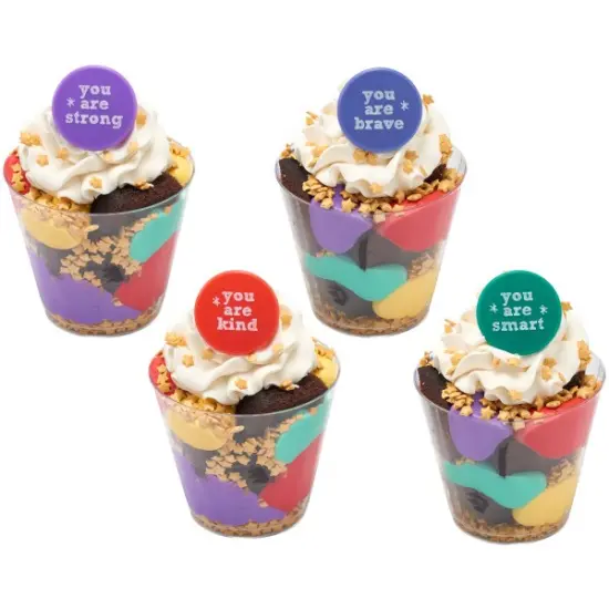 Expressions Pencil Clip Cupcake Layon 24ct {4}