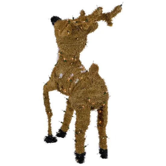 Northlight Pre-Lit Prancing Reindeer with Spots Outdoor Christmas Decoration - Brown {7}