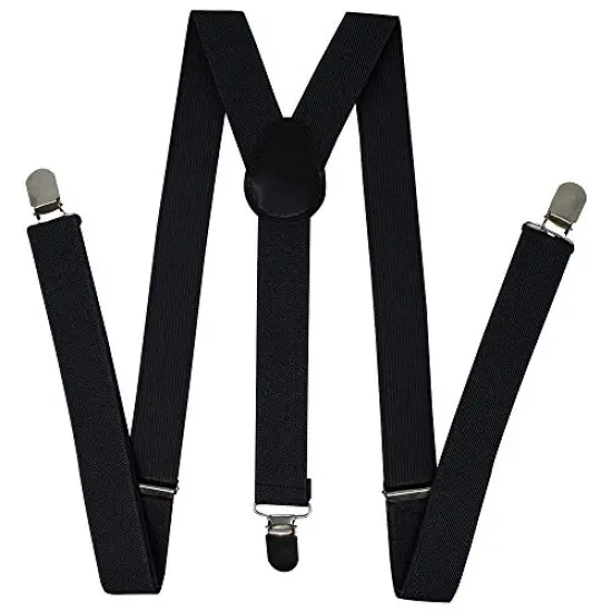 Manhattan 1920s Mens Gatsby Gangster Retro Costume Accessories Set (Black) {6}