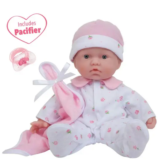 La Baby Soft 11" Baby Doll, Pink with Blanket, Caucasian {1}
