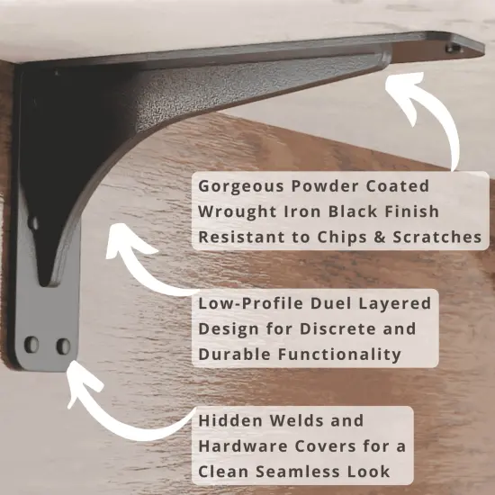 Gladiator Heavy Duty Granite Countertop Support Brackets {4}