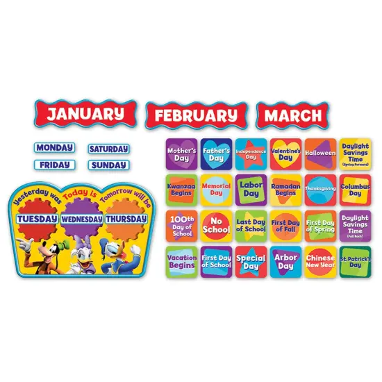 Mickey Mouse Clubhouse&reg; Calendar Bulletin Board Set {3}