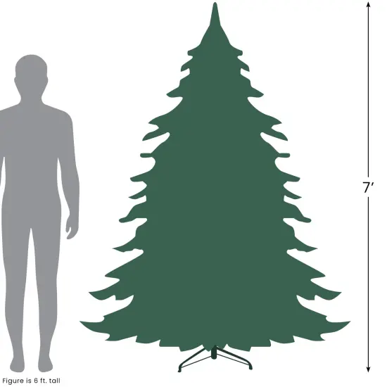 Northlight 7' Metallic Platinum Artificial Tinsel Christmas Tree - Unlit Silver {7}