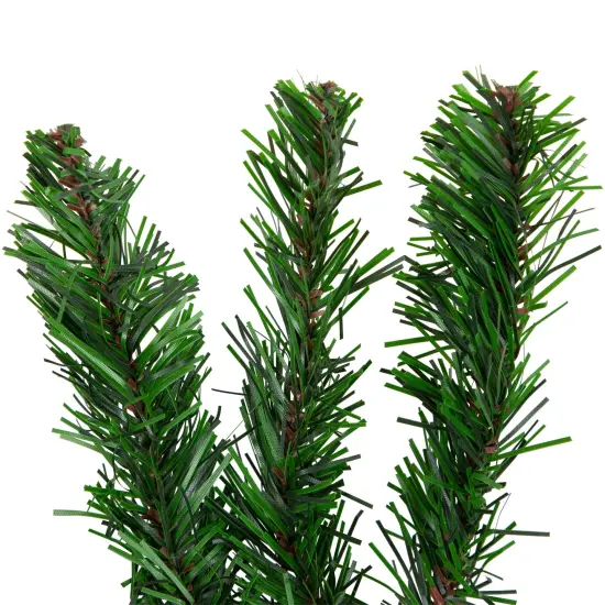 Northlight Balsam Pine Artificial Commercial Christmas Garland - 50' x 12" - Unlit Green {6}
