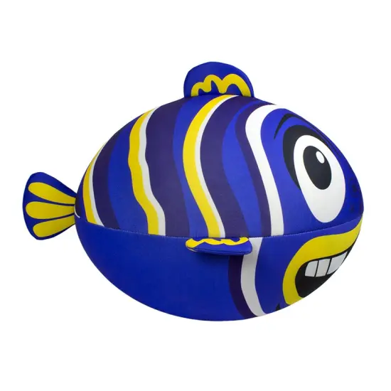 Swim Central Inflatable Fish Beach Ball - 27" - Blue and Yellow {4}