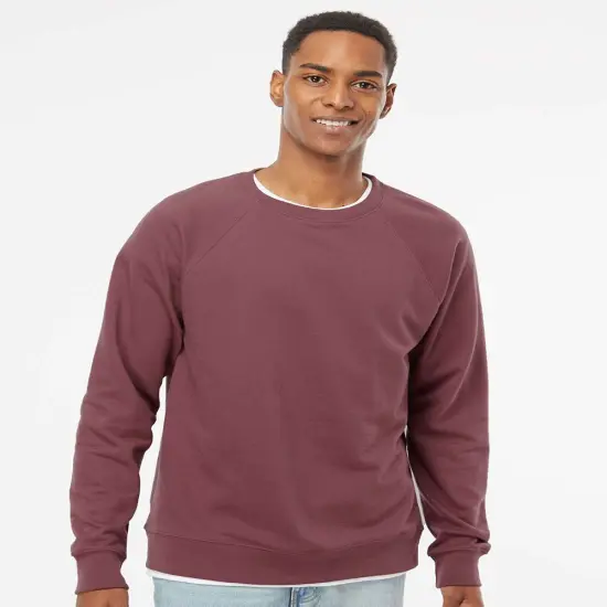 Unisex Lightweight French Terry Crewneck Sweatshirt | RADYAN&reg; Port {1}