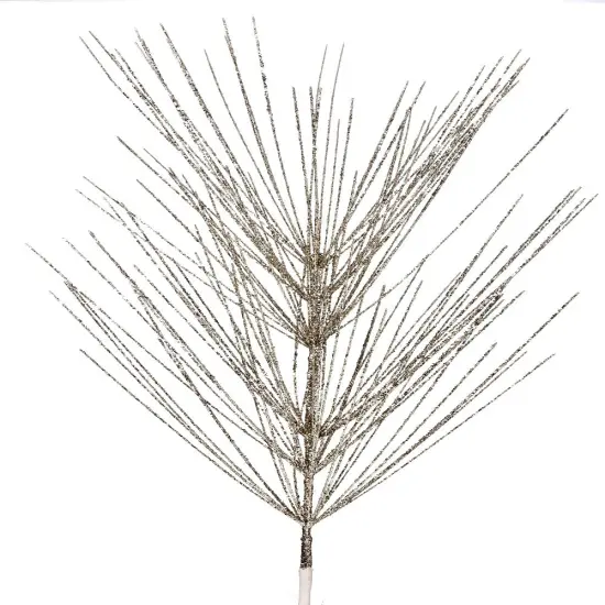 36" GLITTER/MICA GIANT PINE SPRAY {1}