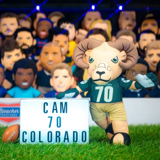 Bleacher Creatures Colorado State Rams Cam the Ram 10" Mascot Plush Figure {2}