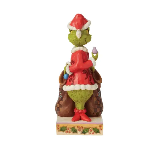 Department 56 Dept 56 Two Sided Naughty and Nice Grinch Christmas Figure Red {4}