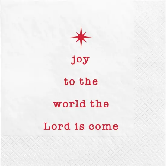 Joy to the World Religious Beverage Napkins, 16ct {1}