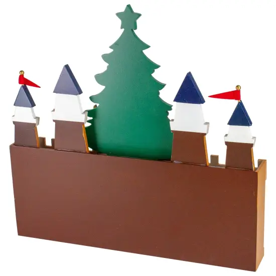 Northlight 20.5" Nutcracker Castle Christmas Advent Calendar Decoration Green {5}