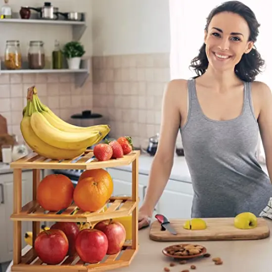 Cabinet Shelf Organizer - Corner Shelf for Kitchen & Bathroom - Countertop & Kitchen Cabinet Organizer - Kitchen Organizer, Bathroom Organizer Countertop, Kitchen Organization, Kitchen Storage Cabinet {4}