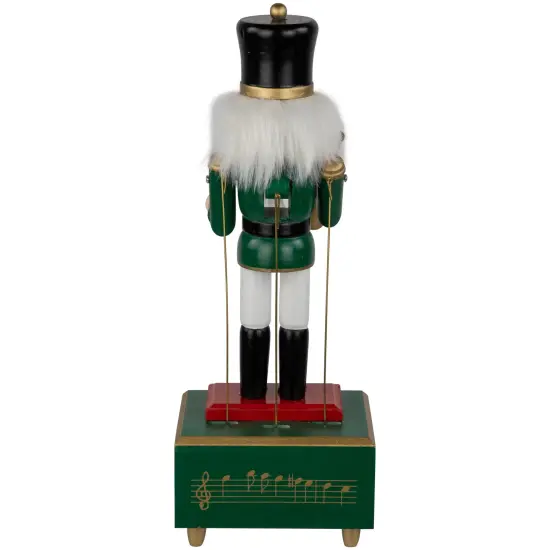 Northlight 12" Red Animated and Musical Christmas Nutcracker with Trumpet {3}