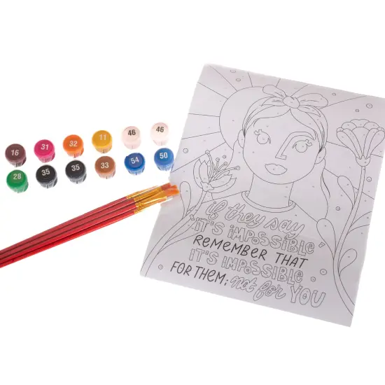 Paint By Number Craft Kit for Kids Stocking Stuffer - Kids Crafts {3}