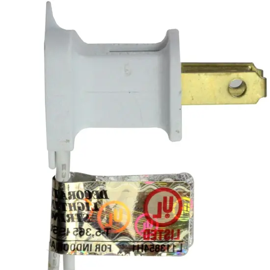 HUB Commercial Grade Wide Angle Christmas Lights - 17.5' White Wire - LED Warm White - 35ct {4}