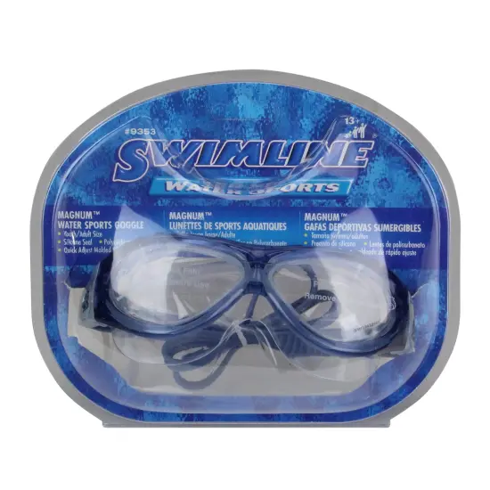 Swim Central 6.75" Blue Magnum Water Sports Swimming Pool Goggles {5}