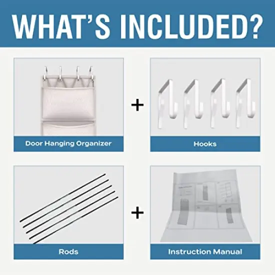 Stuffed Animal Storage - Over Door Organizer for Stuffies, Baby Ideas Holder, Toy Plush Storage/Hammock Hanging Storage Net Big Girls Toddler Large Bag Animals {4}