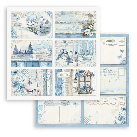 Blue Land Stamperia Double-Sided Paper Pad {3}