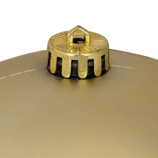 Northlight Matte Shatterproof Commercial Christmas Ball Ornament - 8" (200mm) - Champagne Gold {4}