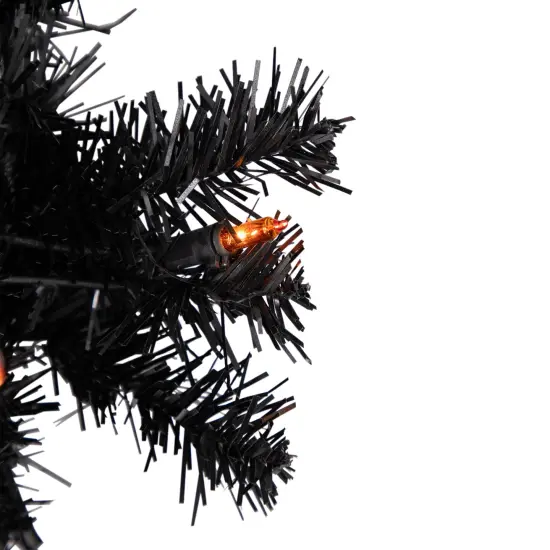 Northlight Lighted Letter "Boo" Outdoor Halloween Sign - 18" - Orange Lights Black {6}