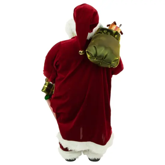 Northlight Santa Claus with Gift Bags Christmas Figure -36" Red {7}