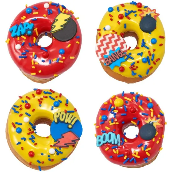 Superheroes Royal Icing Decoration 12ct {2}