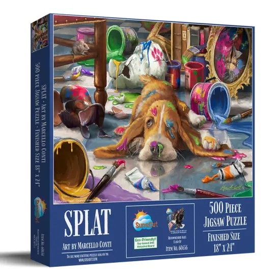 Sunsout Splat 500 pc Jigsaw Puzzle 60656 {3}