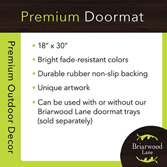 Briarwood Lane Halloween Gnomes Doormat Spooky Humor 30" x 18" {2}