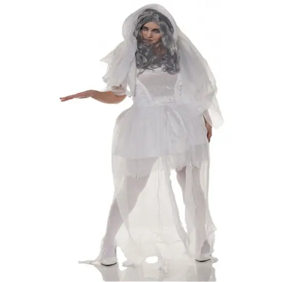 Women's Ghostly Glow Bride Costume {1}