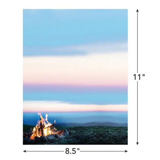 Great Papers! Bonfire with a View Letterhead, for Invitations, Announcements and Personal Messages, Printer Friendly 8.5" x 11", 50 Pack (2023030) {5}