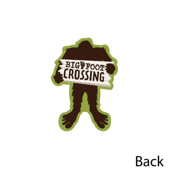 Big Dot of Happiness Sasquatch Crossing - Decorations DIY Bigfoot Party or Birthday Party Essentials - Set of 20 {4}