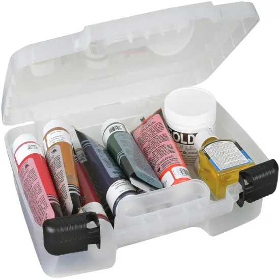 ArtBin Quick View Deep Base Carrying Case-12"X3.25"X9.875" Translucent {3}