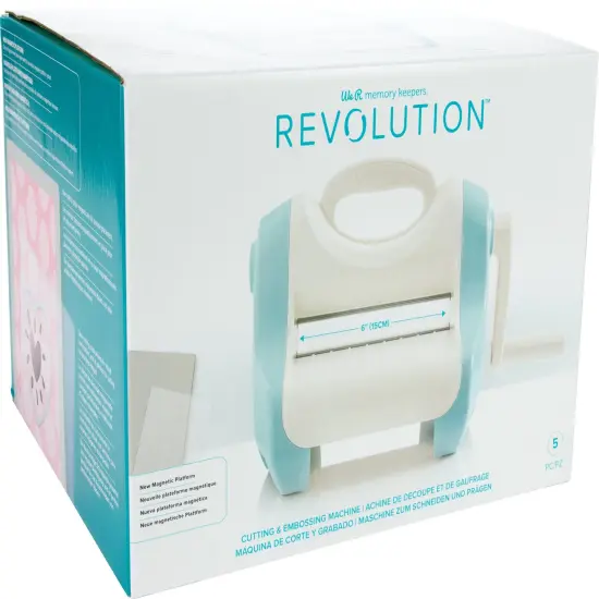 We R Revolution Cutting & Embossing Machine-White/ Blue {2}