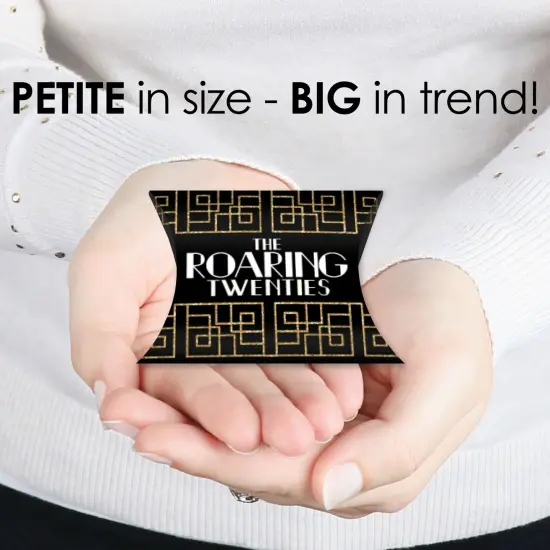 Big Dot of Happiness Roaring 20&rsquo;s - Favor Gift Boxes - 1920s Art Deco Jazz Party Petite Pillow Boxes - Set of 20 {4}