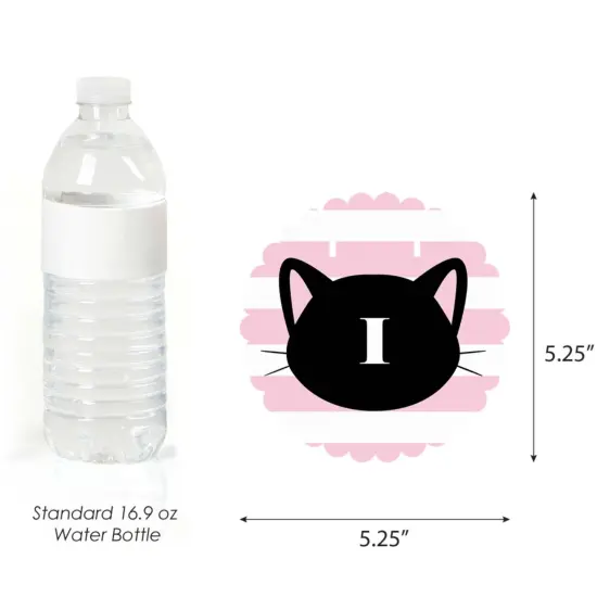 Big Dot of Happiness Purr-fect Kitty Cat 1st Birthday Highchair Decor - I Am One - First Birthday High Chair Banner {3}