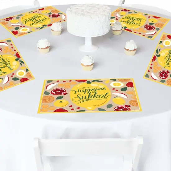 Big Dot of Happiness Sukkot - Party Table Decorations - Sukkah Placemats - Set of 16 {3}