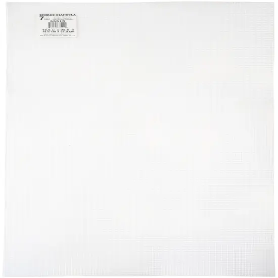 Zehrco-Giancola Artist 7-Count Mesh Plastic Canvas, Clear - One 13.6" x 22.6" Sheet {1}