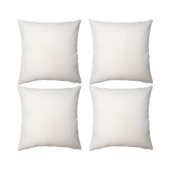 Craft Express 4 Pack Ivory Sublimation Linen Pillow Cover {1}